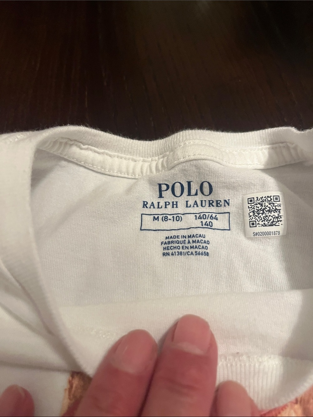 Ralph Lauren White Tee with Polo Bear Tennis Graphic - Picture 2 of 4